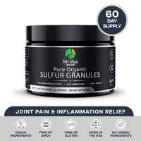 My Vida Origins Pure Organic Sulfur | 99% Pure MSM Granules for Joint Pain, Inflammation, Energy, Hair, Skin, and Nail Health...
