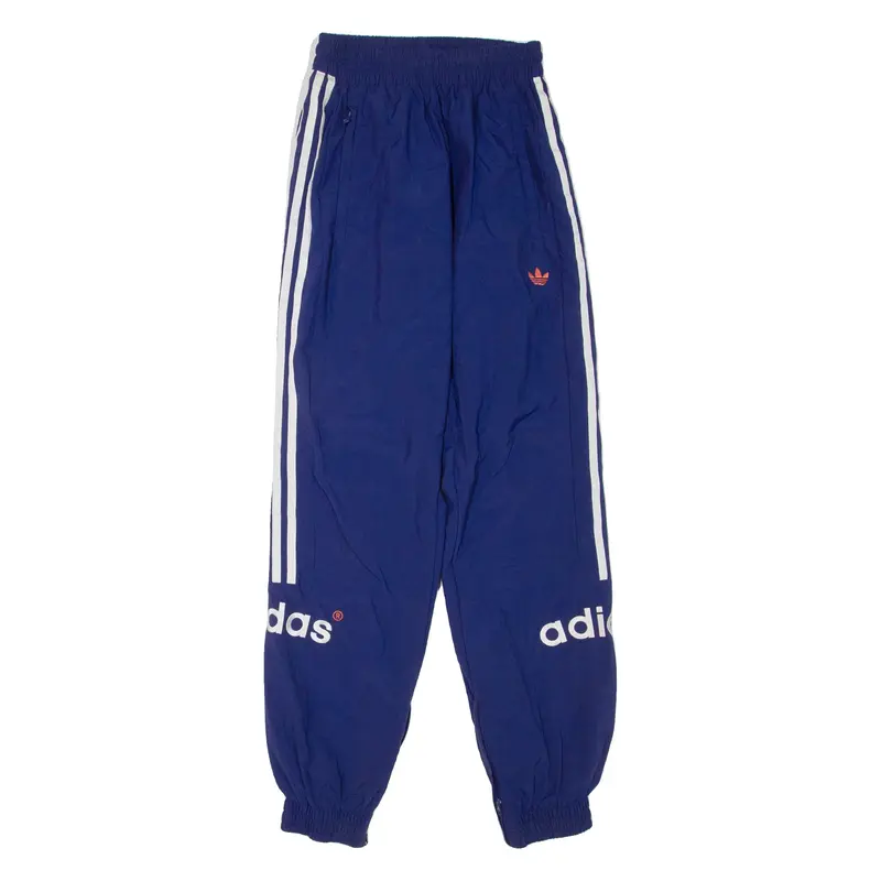 ADIDAS ORIGINALS Mens Track Pants Blue Tapered S W22 L30