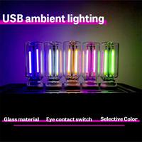 usb night light touch switch car room available glass bottle romantic atmosphere light,Gifts for friends,Cute Room Decor ...