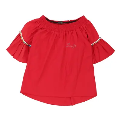 Liu Jo Bardot Top - Medium Red Cotton | Size: medium