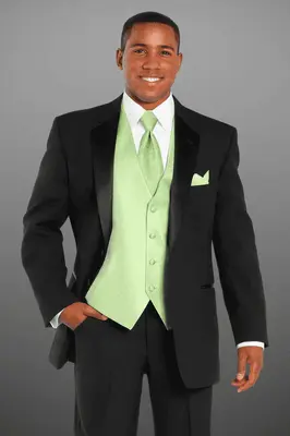 Sage Green Tuxedo For Groom