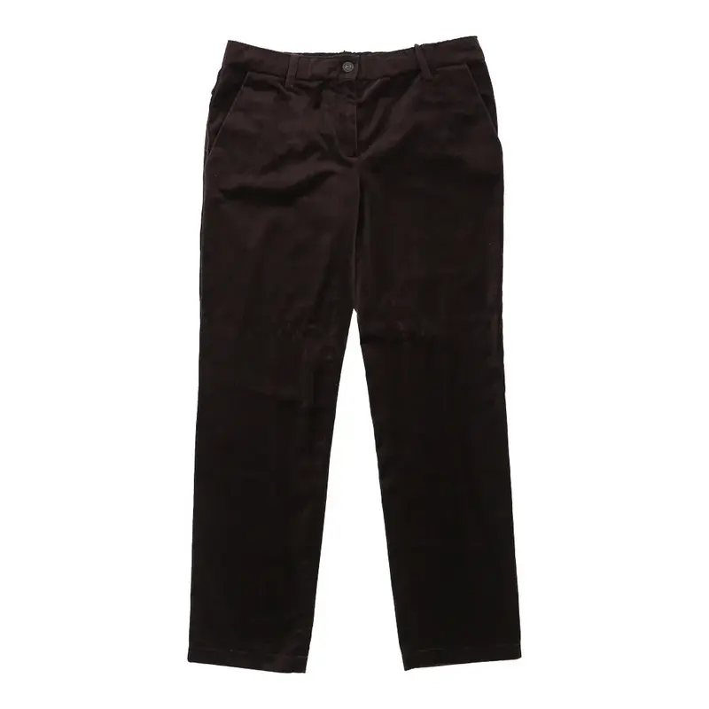 Dolce & Gabbana Trousers - 33W UK 12 Brown Velvet | Size: UK 12