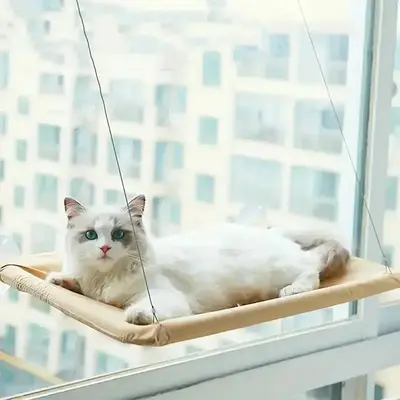 Summer Cat Hammock, Four Seasons Universal Adjustable Hanging Cat Bed, Pet Supplies (it Is Recommended To Take One Size Large...