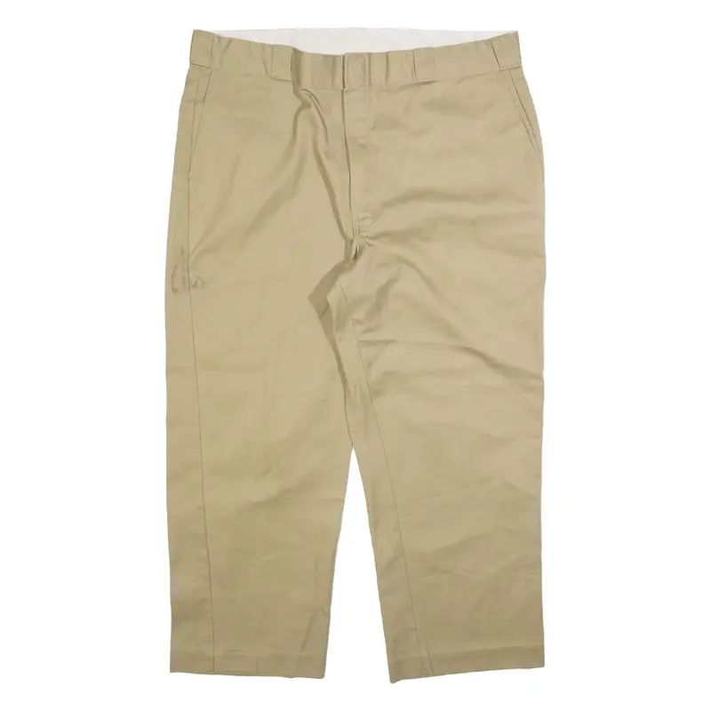 DICKIES 874 Workwear Mens Trousers Beige Regular Straight W40 L25