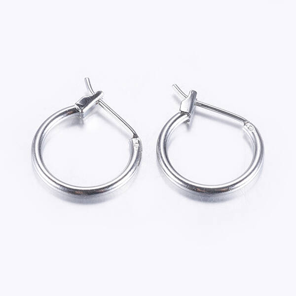 Brass Hoop Earrings