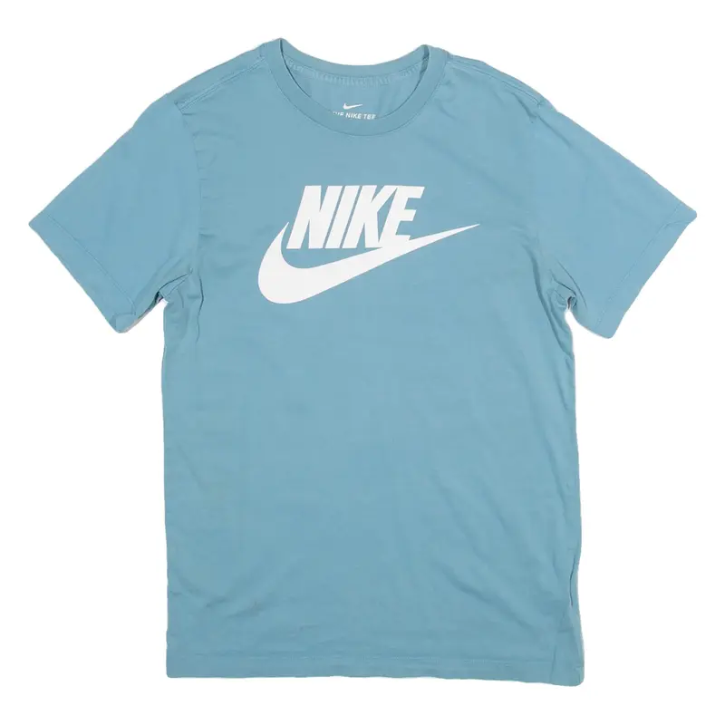 NIKE Womens T-Shirt Blue S
