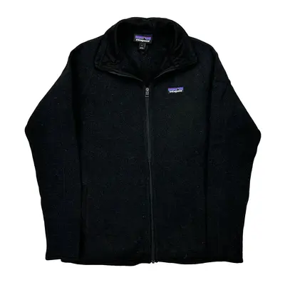 Patagonia Fleece Jacket - Large Black Polyester
