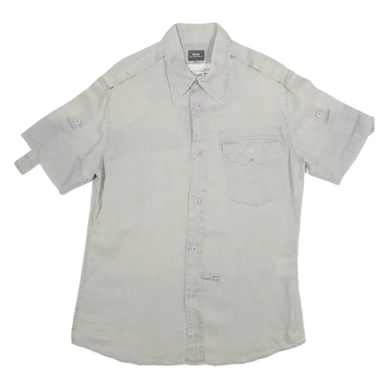 G STAR Raw Denim Mens Plain Shirt Beige XL