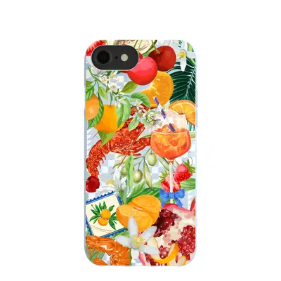 Powder Blue Mediterranean Summers iPhone 6/6s/7/8/SE Case
