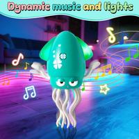 Dancing Octopus Funny Toy, Crawling Octopus Toys for Kids and All ages, Funny Light-Up Music Toys for Kids Boys Girls, Sensor...