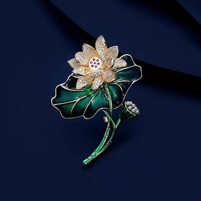 Lotus Enamel Pin