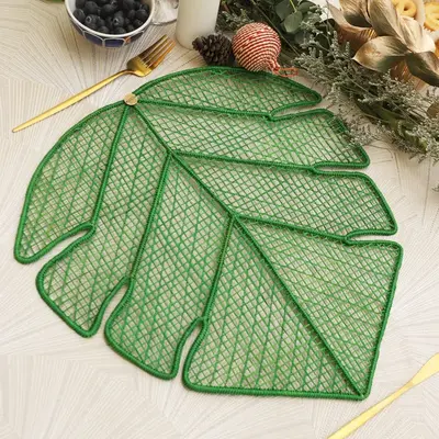 Maple Placemat - Sold by Set - Pack of 6 | Pack: Pack of 6 | Color: Ochre