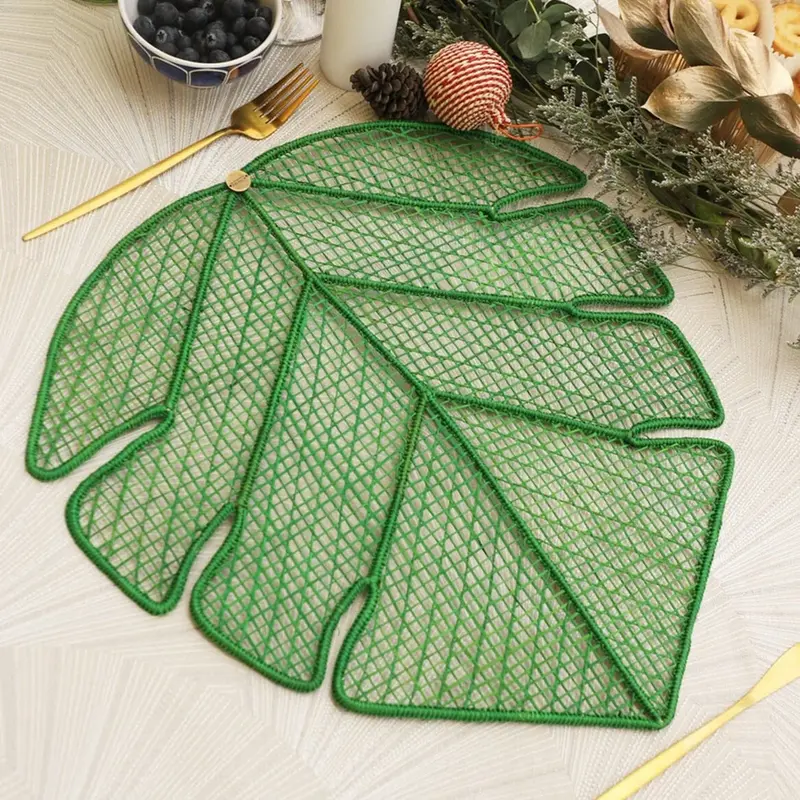 Maple Placemat - Sold by Set - Pack of 6 | Pack: Pack of 6 | Color: Ochre