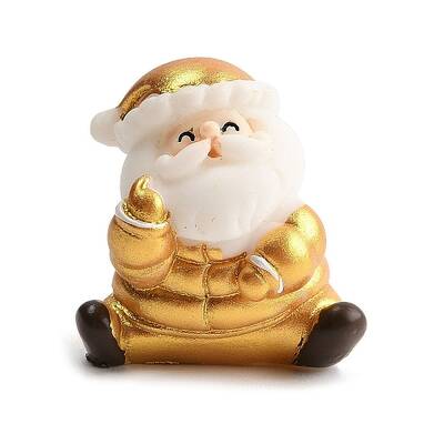 Christmas Theme Resin Figurine Statues for Home Office Desktop Decoration