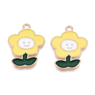 Alloy Enamel Pendants