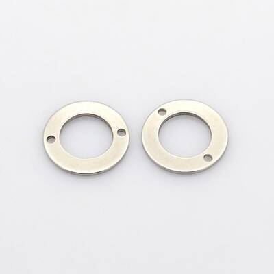 Tarnish Resistant Flat Roud 304 Stainless Steel Links connectors
