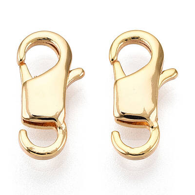 Brass Lobster Claw Clasps