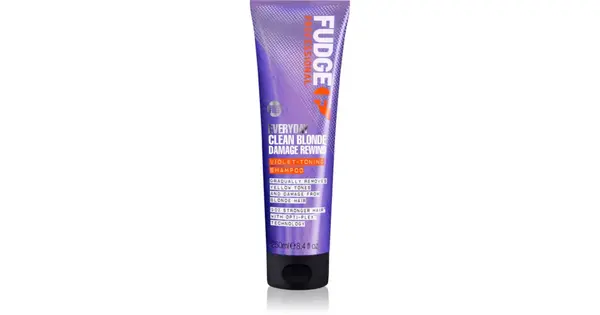 Fudge Professional Clean Blonde Damage Rewind Everyday Shampoo purple tones 250 ml