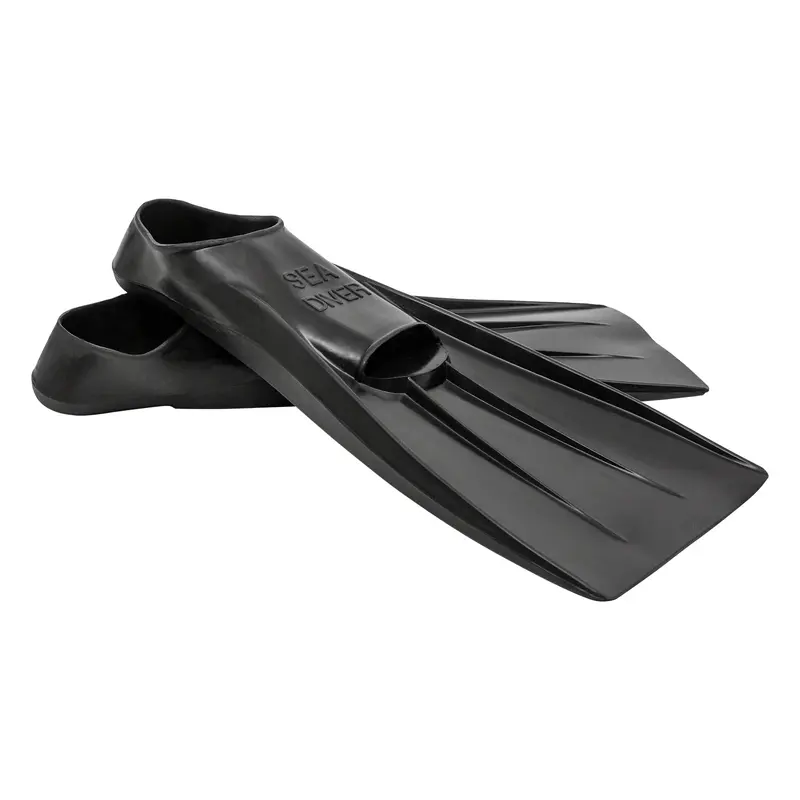 Used IST Sea Diver Rubber Closed-Heel Scuba Diving Fins, Size: Medium / M:7-9 / W:8.5-10.5