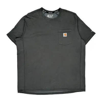Carhartt T-Shirt - XL Grey Polyester Blend