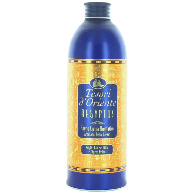 Tesori D Oriente Aegyptus Aromatic Bath Cream Blue Lily of the Nile and Papyrus 500 ml