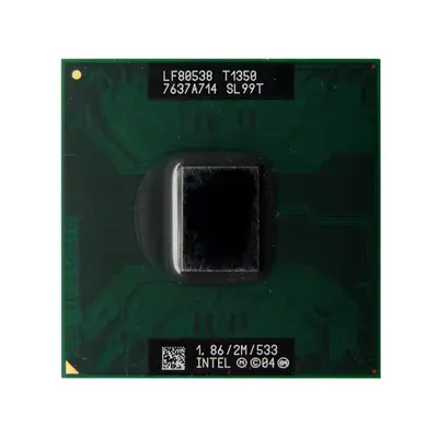 399163-013 HP 1.86GHz 533MHz FSB 2MB L2 Cache Socket PGA478 Intel Core Solo T1350 Single-Core Processor