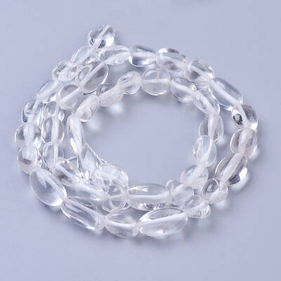 Natural Quartz Crystal Beads Strands