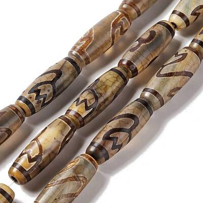 Tibetan Style dZi Beads Strands