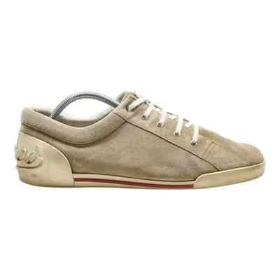 GUCCI Sneaker Trainers Beige Suede Mens UK 8