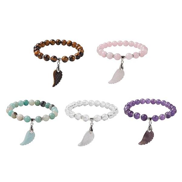 Natural Gemstone Stretch Bracelets