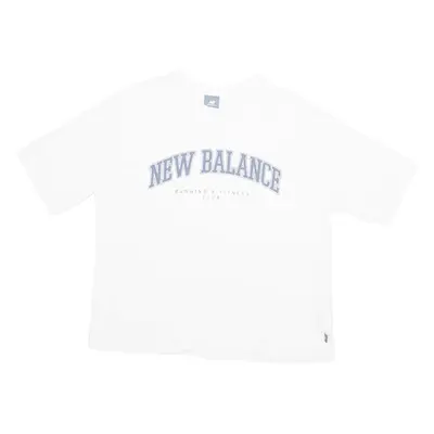 NEW BALANCE Mens T-Shirt White XS