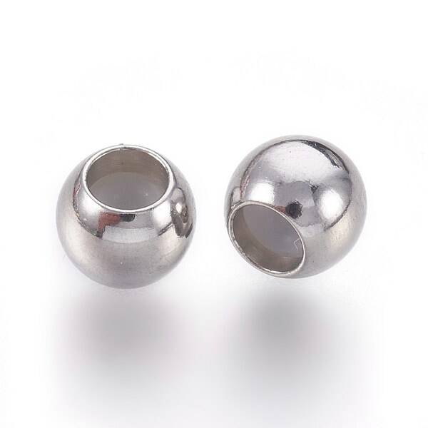 201 Stainless Steel Beads