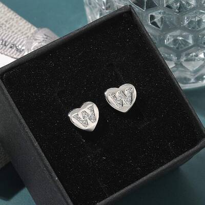 Rack Plating Brass Micro Pave Clear Cubic Zirconia Stud Earrings