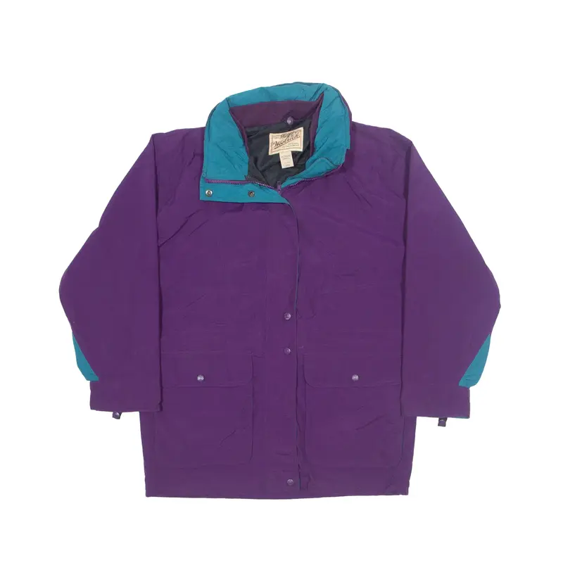 WOOLRICH Rain Jacket Purple Nylon Womens S