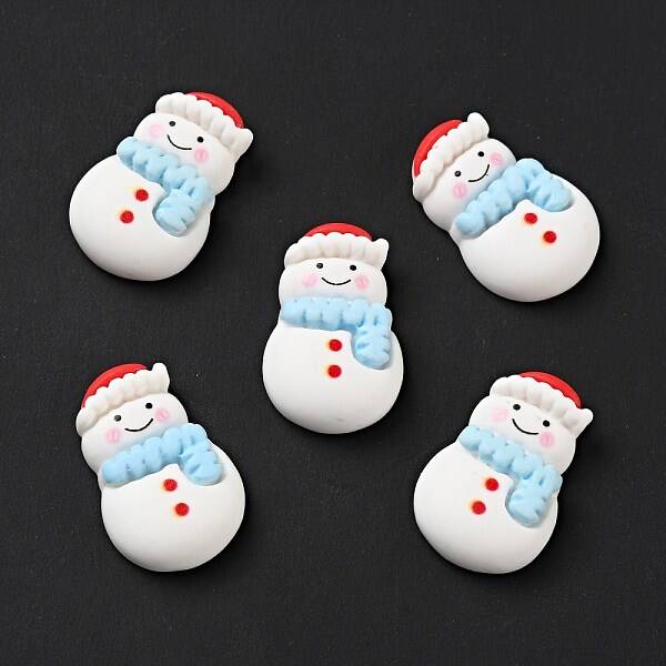 Opaque Christmas Resin Cabochons