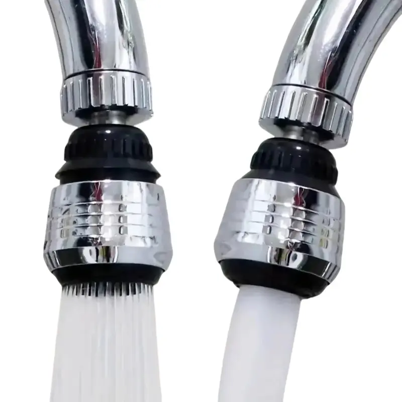 Kitchen Faucet Aerator, 2 Water Spray Modes, Universal Extended Sink Faucet, Splash-proof Faucet, Rotatable Spout for Home Ki...
