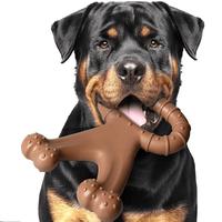 Gift for Pets, Durable Dog Chew Toy, Beef Flavor Indestructible Teeth Cleaning Toy, Chew Stick, Interactive Dog Toy Tools, S...