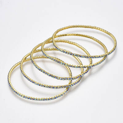 Brass Claw Chain Stretch Bracelets