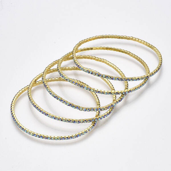 Brass Claw Chain Stretch Bracelets