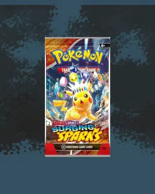 Pokémon Trading Card Game Surging Sparks Booster Pack x1 - Scarlet & Violet Series Collectible Cards with 10 Additional Game...