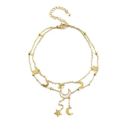 Ion Plating(IP) 304 Stainless Steel Chains Anklet
