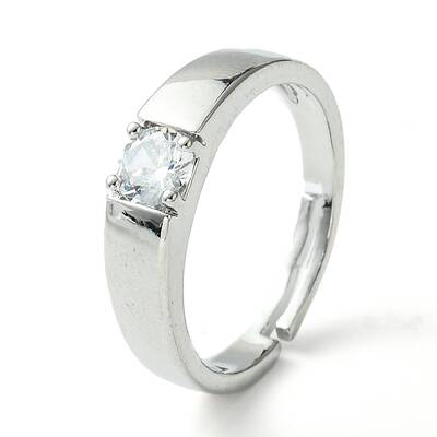Bass Micro Pave Cubic Zirconia Ring