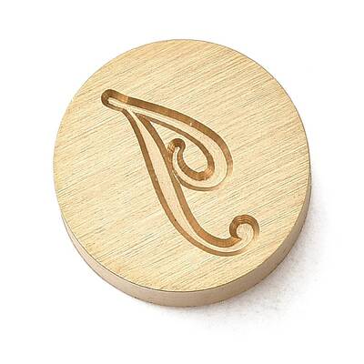 Golden Tone Brass Letter Stamps