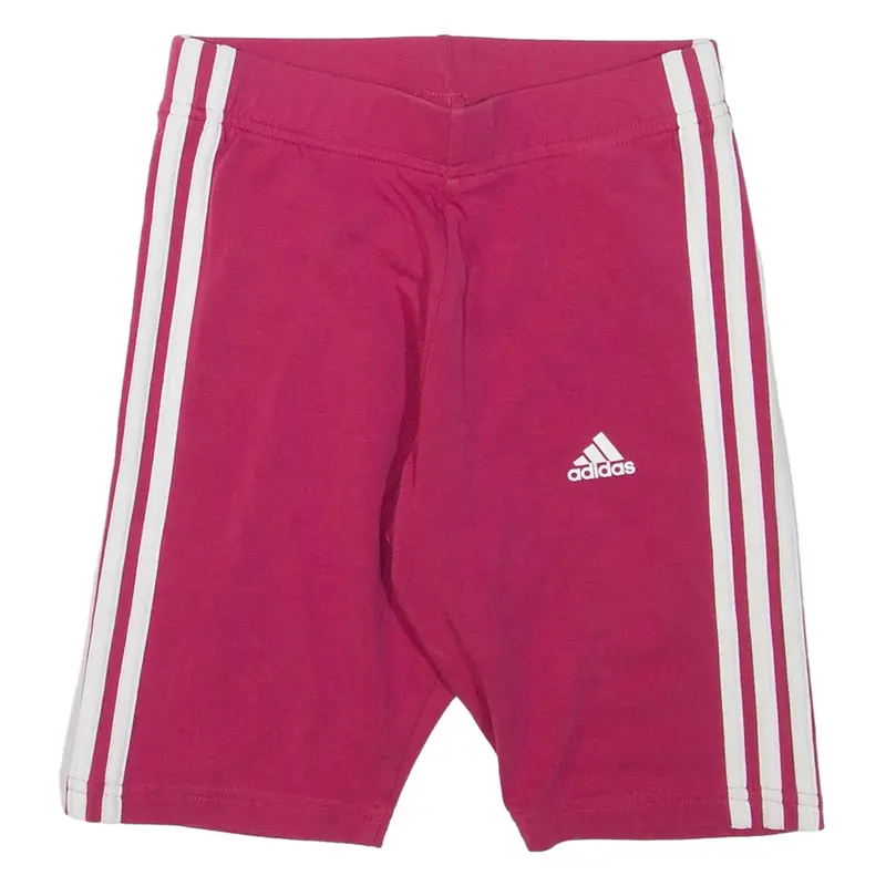 ADIDAS Womens Sports Shorts Pink Slim XS W22
