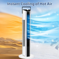 Tower Fan For Bedroom, Electric fan With Cooling, Fans That Blow Cold Air, Upgrated 6 Speeds Ultra-Quiet Floor Fan, 90° Osci...