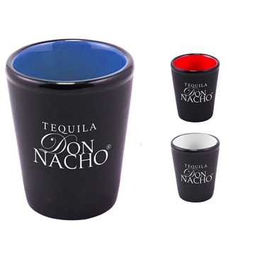 144 Customized 2oz Ceramic Shot - Matte Exterior