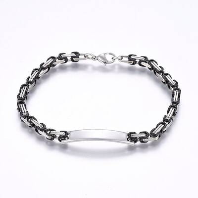 201 Stainless Steel ID Bracelets