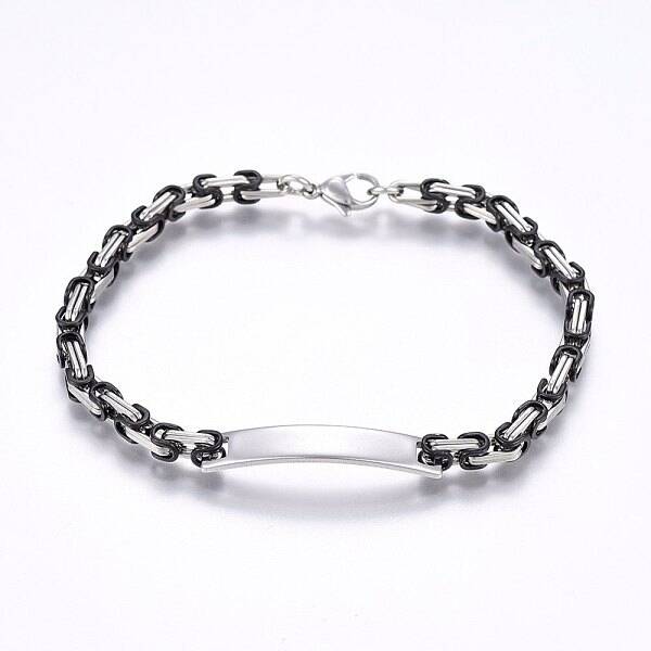 201 Stainless Steel ID Bracelets