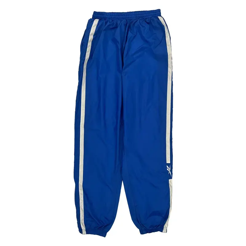 Reebok Tracksuit - Large Blue Nylon