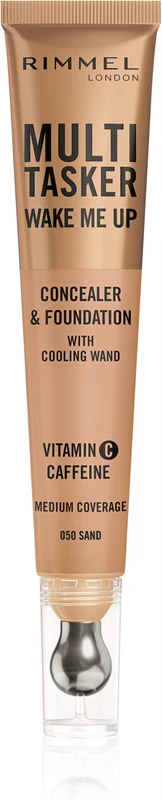 Rimmel Multi Tasker Wake Me Up Concealer & Foundation - Concealer 20ml 050 Sand